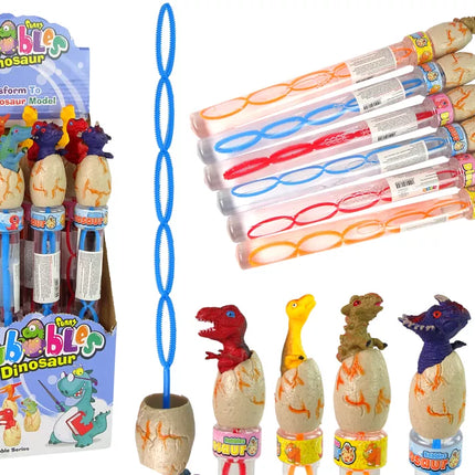 Muilo burbulai Dinozaurai 34 cm Įvairių spalvų