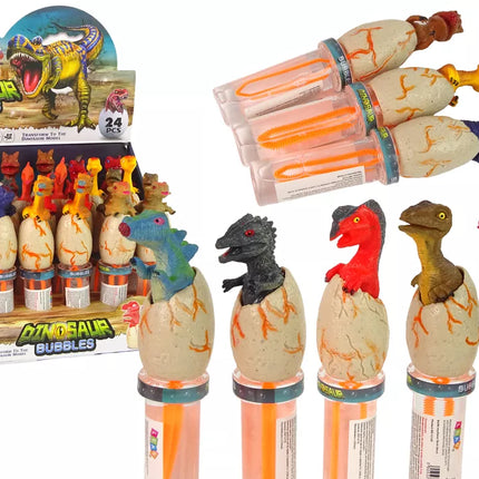 Muilo burbulai Dinozaurai 18 cm, įvairių spalvų