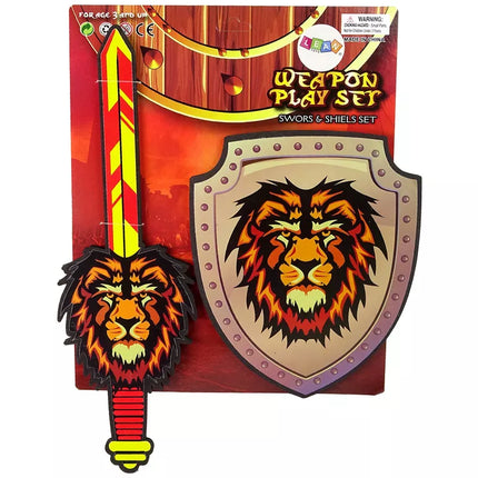 EVA putos riterio rinkinys Kardas ir skydas Liūtas