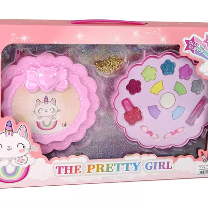 Rožinis Vienaragio Makiažo Grožio Rinkinys