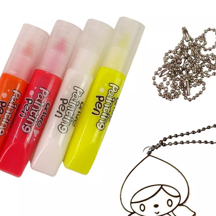 Vitražo tapybos pakabukai lydymo dažai princesės 6 vnt.