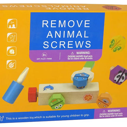 Medinis žaislinis atsuktuvų rinkinys "Pasidaryk pats"