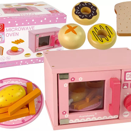 Medinė mikrobangų krosnelė maistui