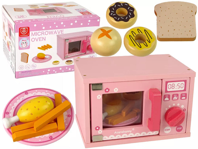 Medinė mikrobangų krosnelė maistui