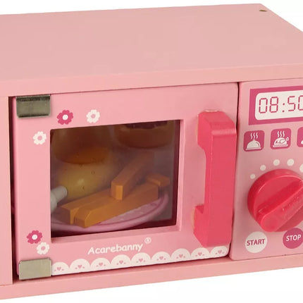 Medinė mikrobangų krosnelė maistui