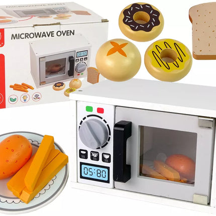 Medinė mikrobangų krosnelė maistui