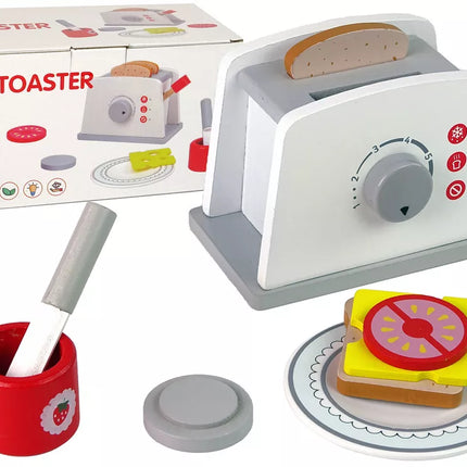 Medinis skrudintuvas, pusryčių priedai, rankenėlė vaikams