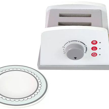 Medinis skrudintuvas, pusryčių priedai, rankenėlė vaikams