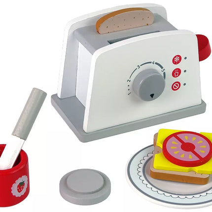 Medinis skrudintuvas, pusryčių priedai, rankenėlė vaikams