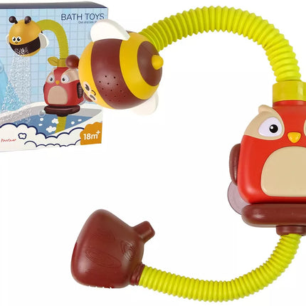 Pelėdos dušo bitės vonios žaislas