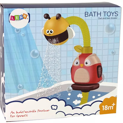 Pelėdos dušo bitės vonios žaislas