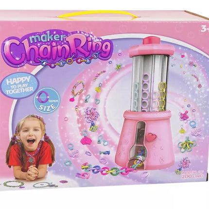 ""Pasidaryk pats" papuošalų gamybos žaislinis karoliukų aparatas"