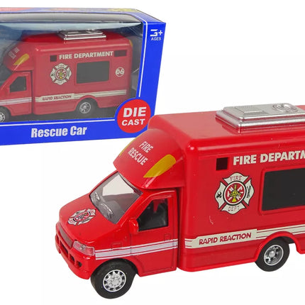Automobilis gelbėjimo transporto priemonė Policijos ugniagesių brigada Frikcinė pavara 3 modeliai
