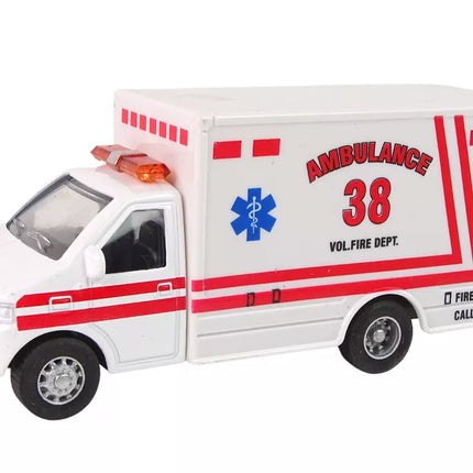 Greitosios pagalbos automobilis su frikciniu varikliu, 2 spalvų