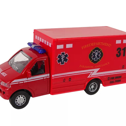 Greitosios pagalbos automobilis su frikciniu varikliu, 2 spalvų