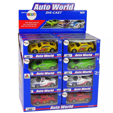 Sportinio automobilio "Resorak Racing" 4 spalvų 1:43