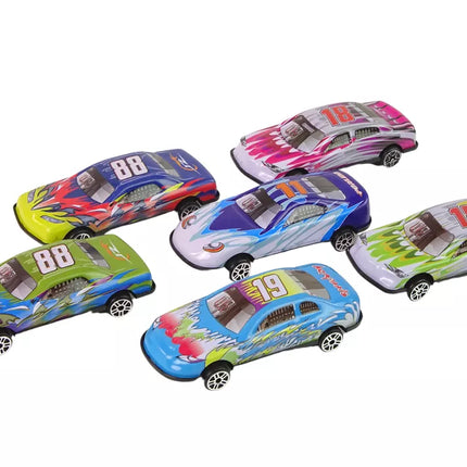 Transporto sunkvežimio ir lenktyninio automobilio rinkinys, 12 vnt.