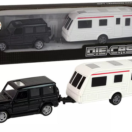 Jeep Black Caravan transporto priemonių rinkinys, metaliniai elementai