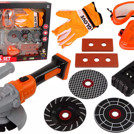 „Pasidaryk pats“ šlifuoklio rinkinio akumuliatoriaus priedai