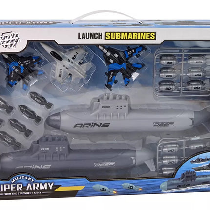 Karinio povandeninio laivo armijos rinkinys reaktyviniai lėktuvai "Bombshells"