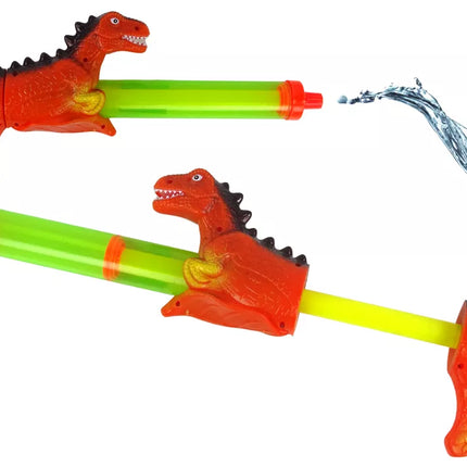 Vandens pistoletas 40 cm Dinozauras Raudonas Sodui