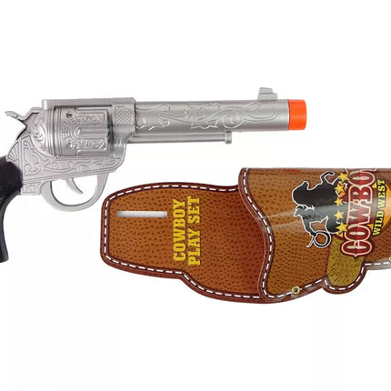Šerifo kaubojaus rinkinys, šautuvas, revolveris