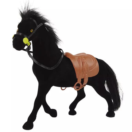 Aksominė žirgo figūrėlė, juoda
