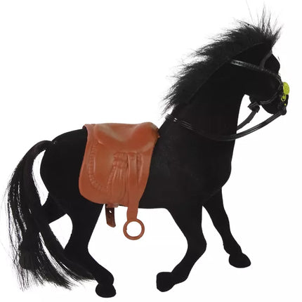 Aksominė žirgo figūrėlė, juoda
