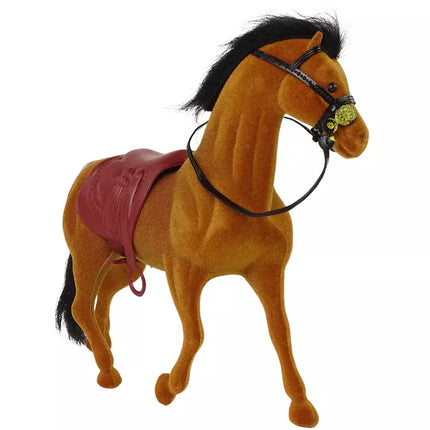 Aksominė bronzinė žirgo statulėlė