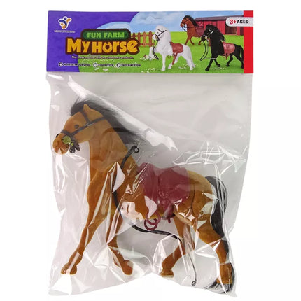 Aksominė bronzinė žirgo statulėlė