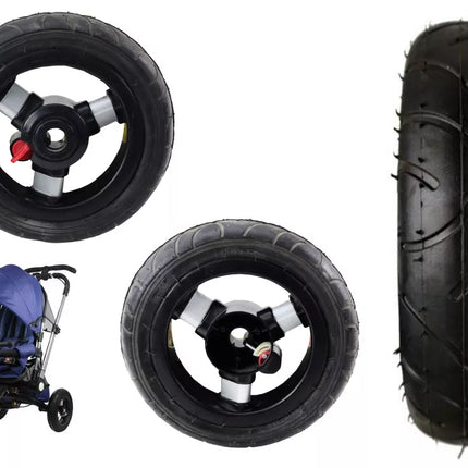 Plastikinis ratas su gumine padanga (pripučiama) PRO 700 priekinis