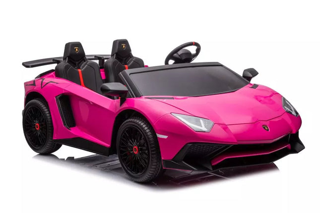 Vaikiško automobilio akumuliatorius Lamborghini XXL A8803 Rožinis 24V