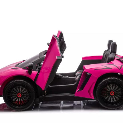 Vaikiško automobilio akumuliatorius Lamborghini XXL A8803 Rožinis 24V