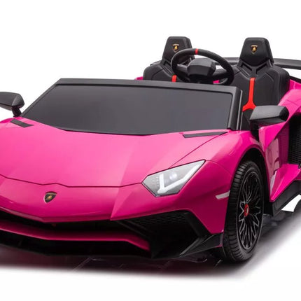 Vaikiško automobilio akumuliatorius Lamborghini XXL A8803 Rožinis 24V