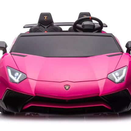Vaikiško automobilio akumuliatorius Lamborghini XXL A8803 Rožinis 24V