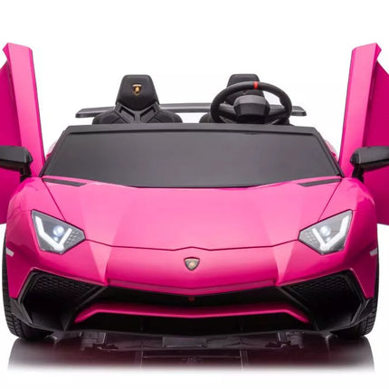 Vaikiško automobilio akumuliatorius Lamborghini XXL A8803 Rožinis 24V
