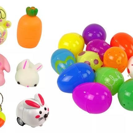 Fidget žaislų Velykų kiaušinių rinkinys maišelis Triušis