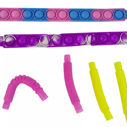 Velykiniai žaislai nuo streso „Pop It Squishy“ 41 vnt. žaislų rinkinys.