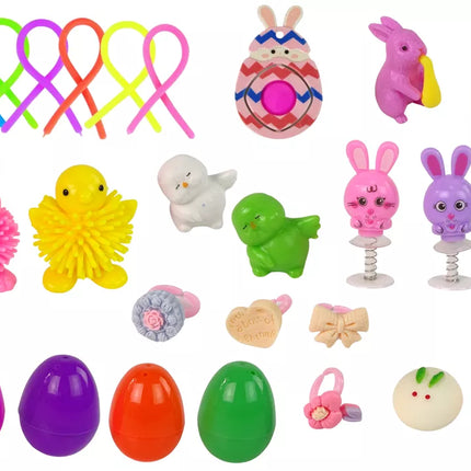 Velykiniai žaislai nuo streso, rinkinys iš 24 elementų