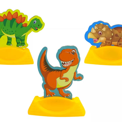 Kūrybinis "Pasidaryk pats" rinkinys: dinozaurų kiaušiniai, skirti dažyti, transporteris