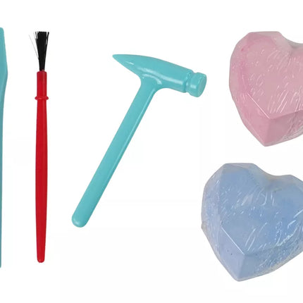 „Pasidaryk pats“ undinėlės violetinių lobių kasinėjimo rinkinys