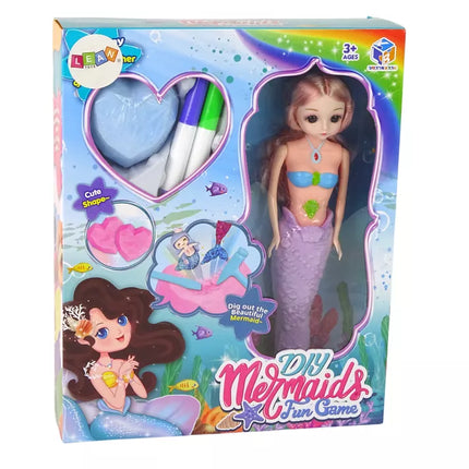 „Pasidaryk pats“ undinėlės violetinių lobių kasinėjimo rinkinys