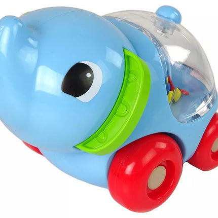 Spalvotų transporto priemonių su kamuoliukais rinkinys