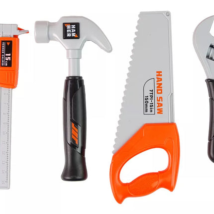 ""Pasidaryk pats" rinkinys kuprinėje Šalmas Įrankiai Oranžinė"