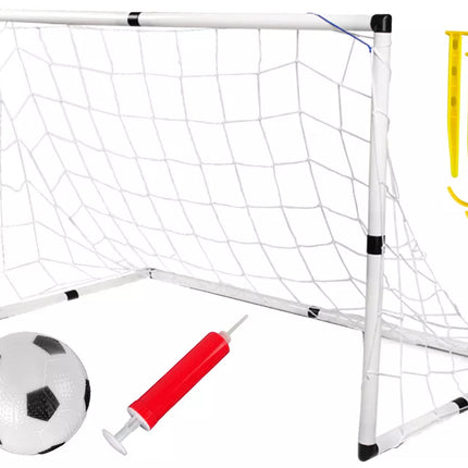 Dideli futbolo vartai vaikams + Futbolas su pompa, Futbolo žaidimas