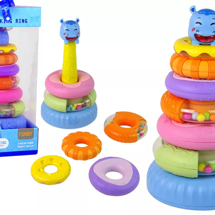 Edukacinė piramidė spalvotais kraštais