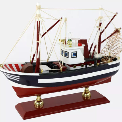 Laivoje kolekcinis modelis, mediniai stiebai