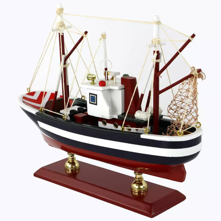 Laivoje kolekcinis modelis, mediniai stiebai