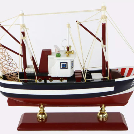 Laivoje kolekcinis modelis, mediniai stiebai