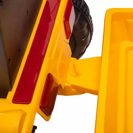 Akumuliatorinis traktorius su priekaba S617, geltonas